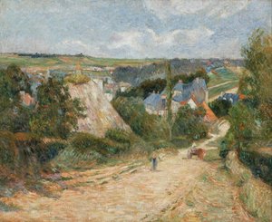 Entrada al pueblo de Osny de Paul Gauguin